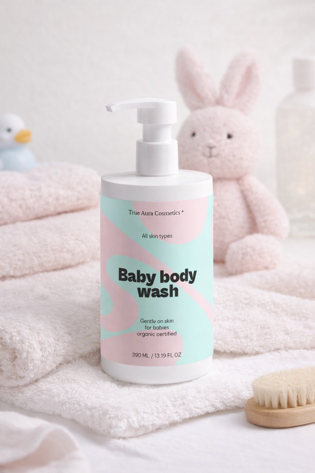 Baby Toddler Body Wash with Camomile and Aloe for Gentle Skin