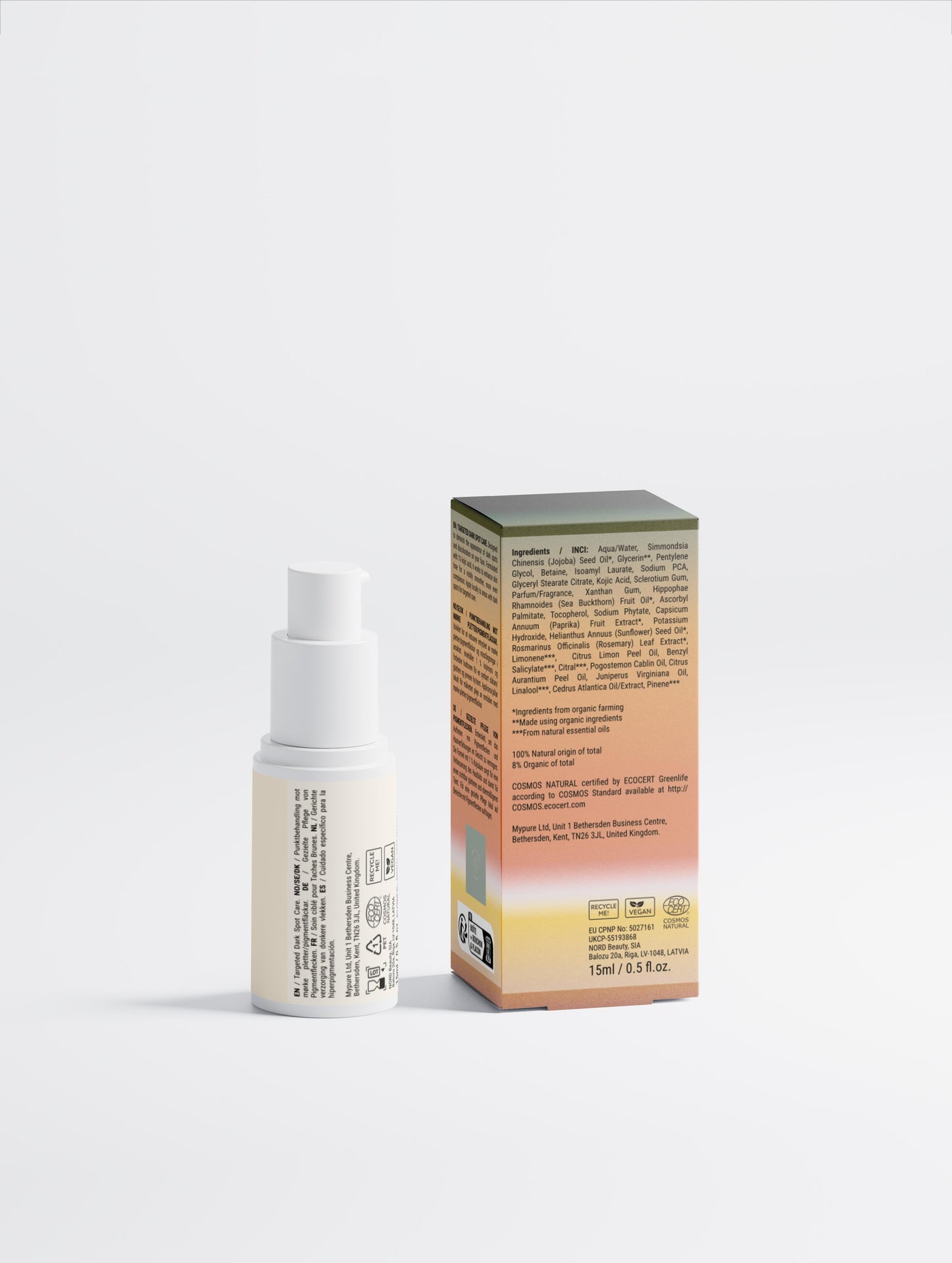 Targeted Dark Spot Care, 1% Kojic Acid Serum Organic Cosmetic